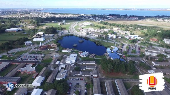 Concurso da Furg: vista aérea de unidade da instituição de ensino - Foto: Divulgação