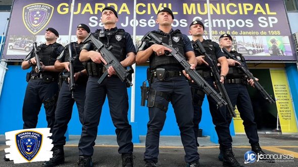 Concurso da GCM de São José dos Campos SP: guardas civis municipais - Divulgação/PMSJC