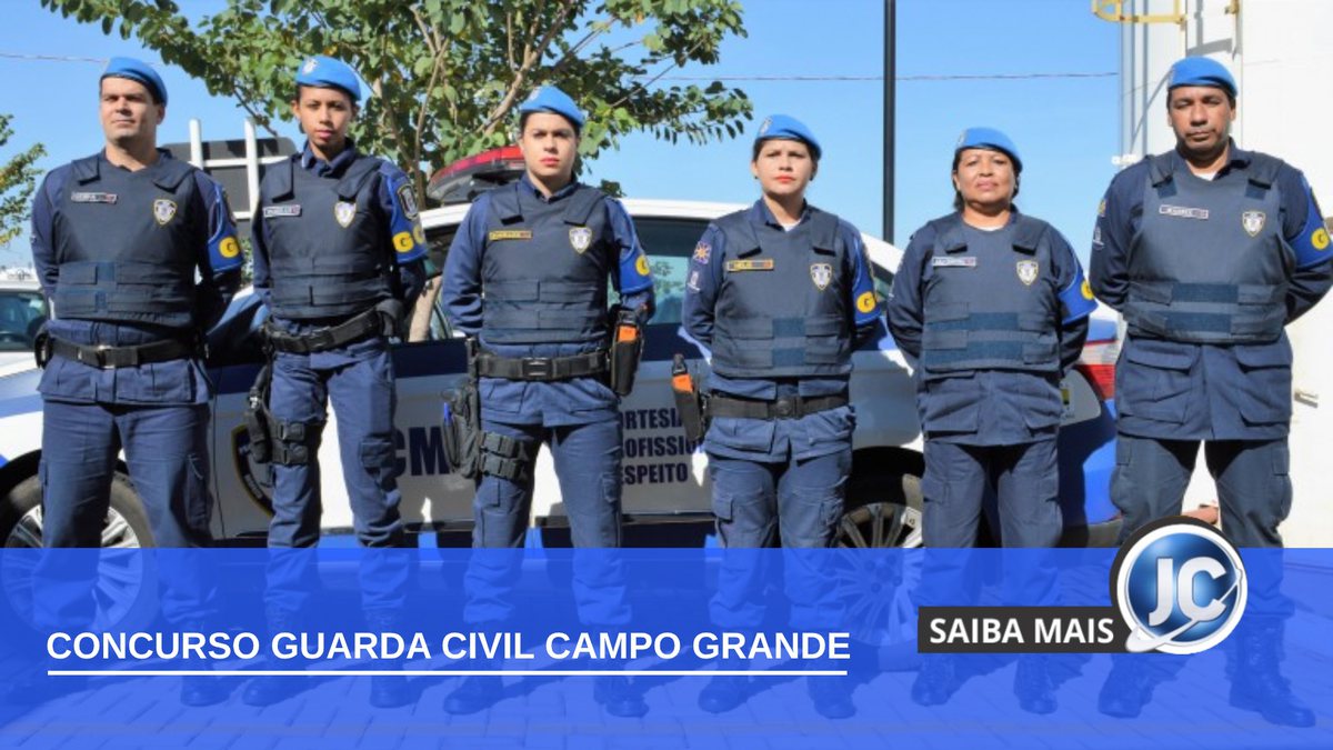 Concurso Guarda Civil de Campo Grande - agentes da corporação
