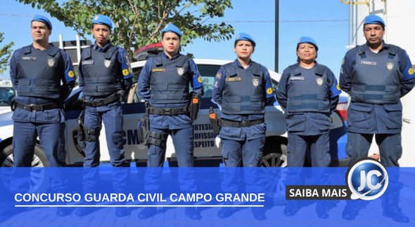 Concurso Guarda Civil de Campo Grande - agentes da corporação - Divulgação