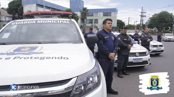 Concurso da Guarda Municipal de Manaus: agentes durante patrulhamento - Foto: Divulgação