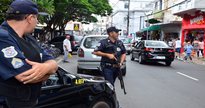 Concurso da Guarda Municipal de Rio Claro: agentes da corporação durante operação na região central da cidade - Divulgação