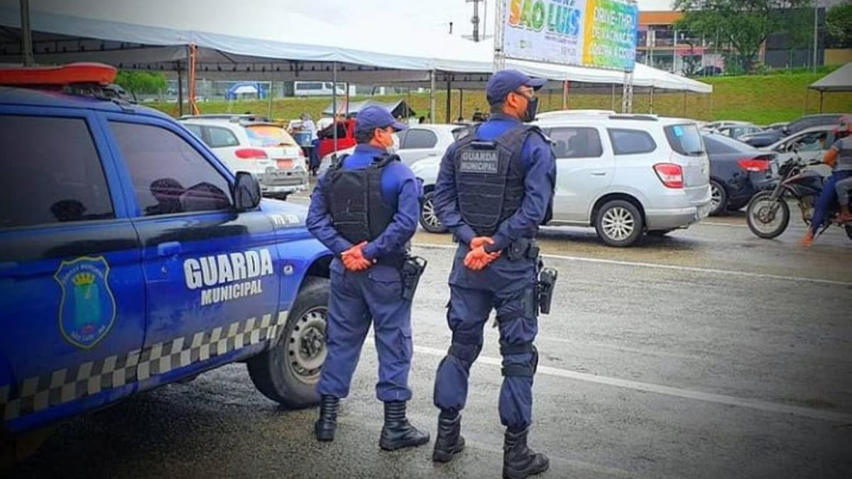 Concurso para guarda de São Luís MA: guardas municipais em trabalho