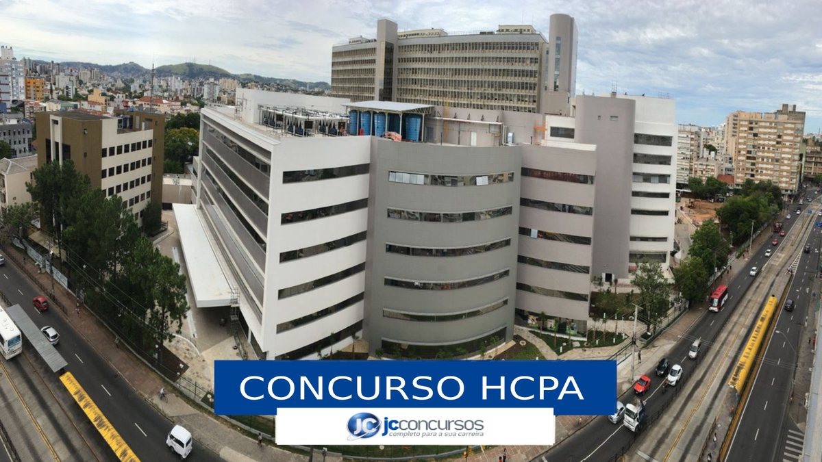 Concurso HCPA - prédio do Hospital de Clínicas de Porto Alegre