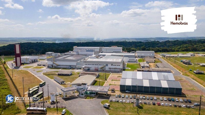 Concurso da Hemobrás: vista panorâmica da fábrica da estatal, em Goiana (PE)