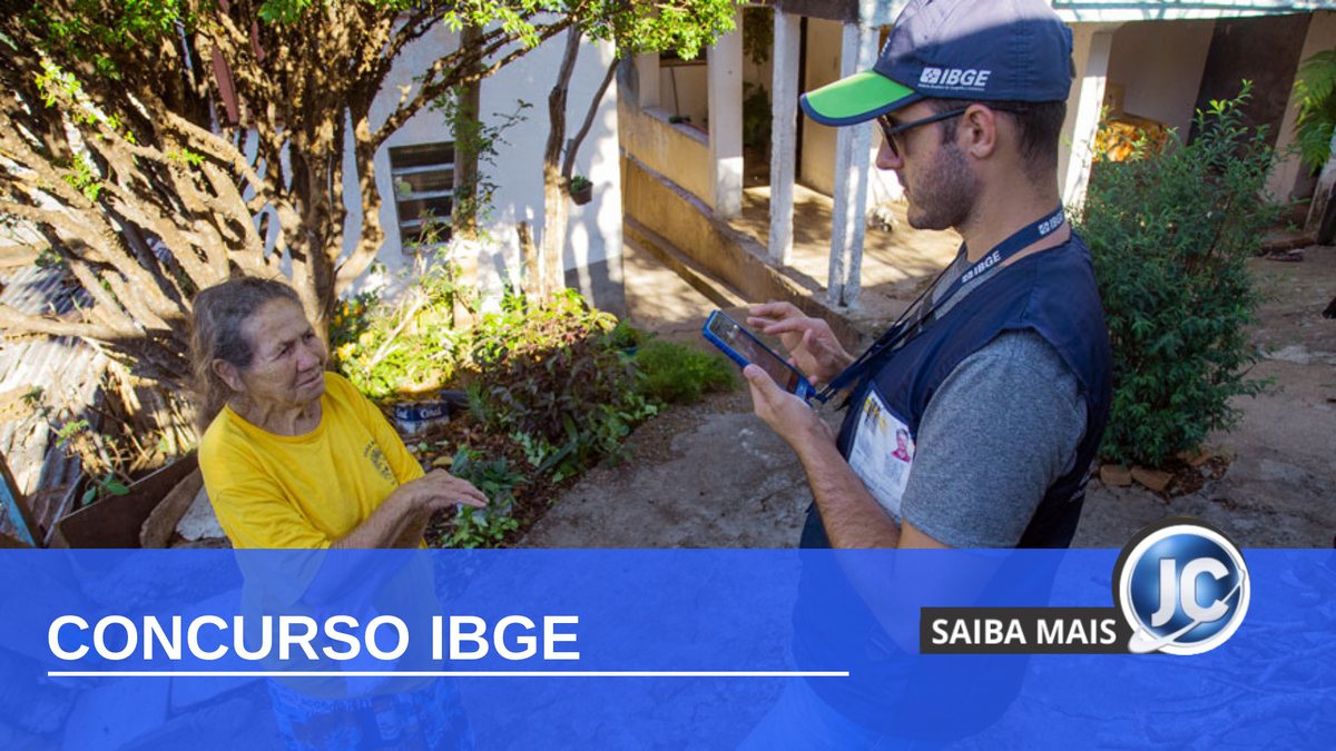 Concurso IBGE: recenseador do IBGE: Divulgação