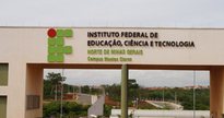 Concurso do IFNMG: entrada do campus Montes Claros - Divulgação