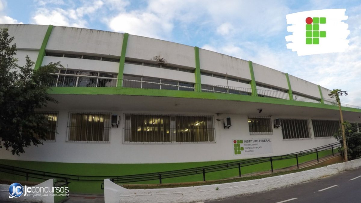 Concurso do IFRJ: fachada do campus de Resende, no Sul-Fluminense