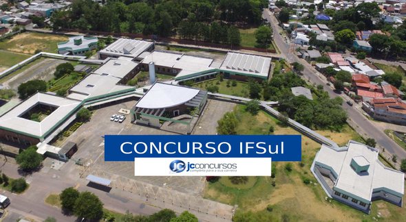 Concurso IFSul - vista aérea do campus Sapucaia do Sul - Divulgação