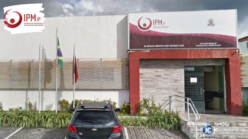 Concurso do IPMJP PB: fachada do prédio do Instituto de Previdência do Município de João Pessoa