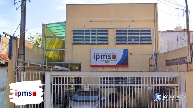 Concurso do IPMS de Suzano: sede do Instituto de Previdência do Município