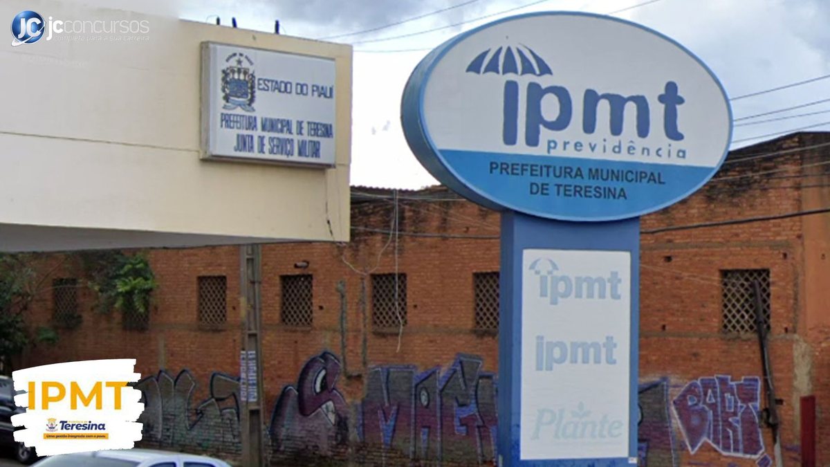 Concurso do IPMT PI: sede do Instituto de Previdência dos Servidores do Município de Teresina