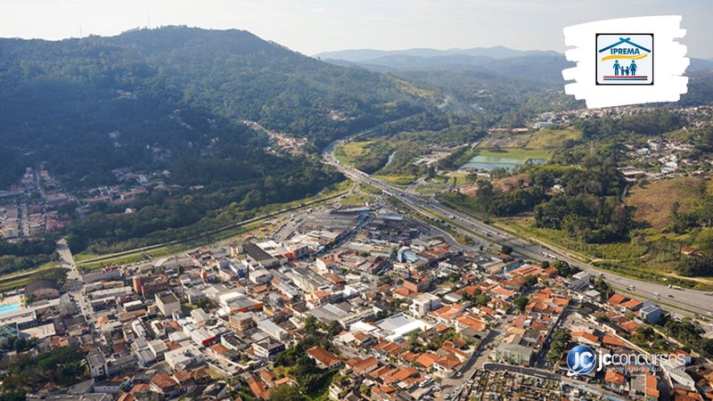 Concurso do Iprema: vista aérea do município