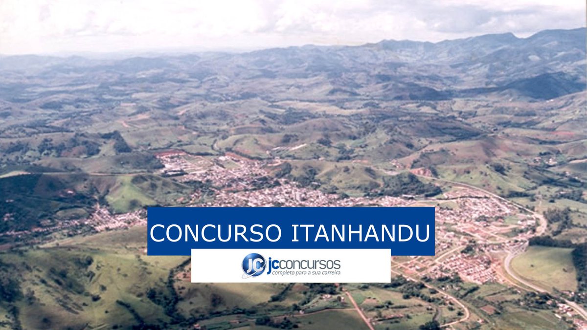 Concurso de Itanhandu: vista aérea da cidade