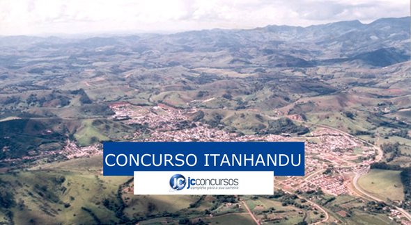 Concurso de Itanhandu: vista aérea da cidade - Divulgação