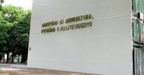 Concurso do Mapa: fachada da sede da pasta, em Brasília - Divulgação