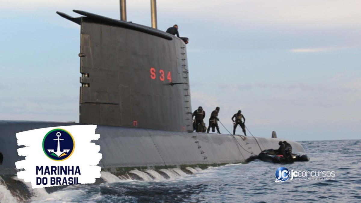 Concurso da Marinha: atividade em submarino