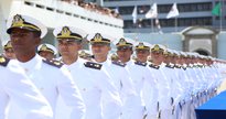 Concurso Marinha: oficiais perfilados - Divulgação