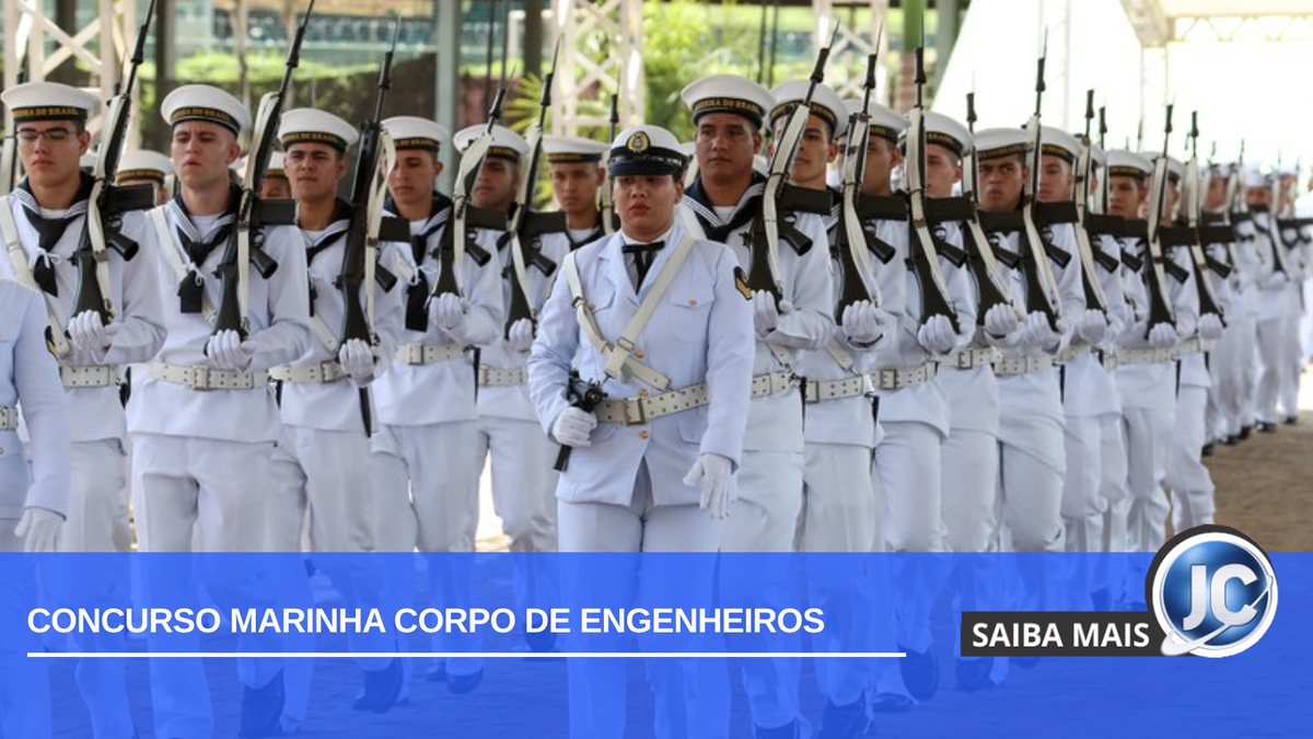 Concurso Marinha Corpo de Engenheiros: desfile de fuzileiros