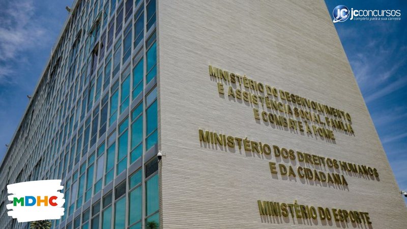 Concurso do MDHC: prédio do Ministério dos Direitos Humanos e da Cidadania - Crédito: Agência Brasil
