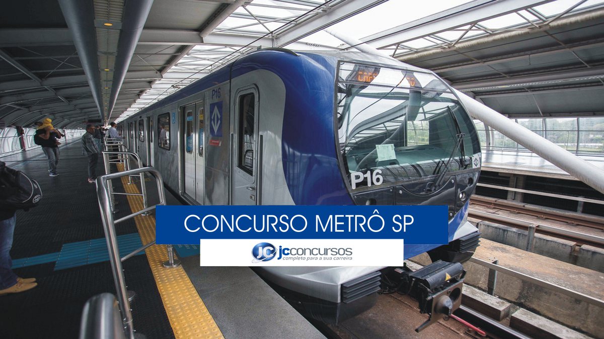 Concurso Metrô SP - trem da Companhia do Metropolitano de São Paulo
