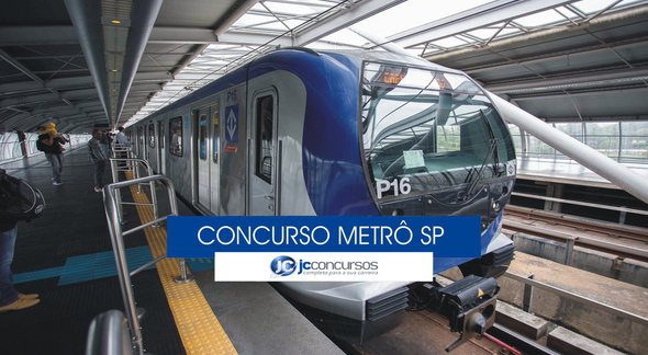 Concurso Metrô SP - trem da Companhia do Metropolitano de São Paulo - Mastrangelo Reino/Governo do Estado de São Paulo