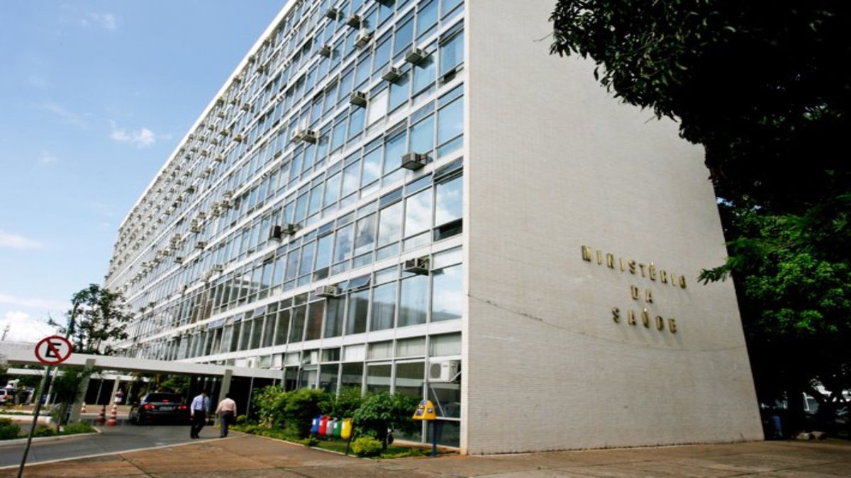 Concurso do Ministério da Saúde: fachada da sede da pasta, em Brasília