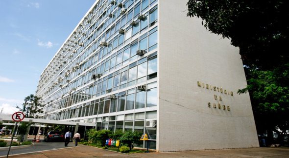 Concurso do Ministério da Saúde: fachada da sede da pasta, em Brasília - Divulgação