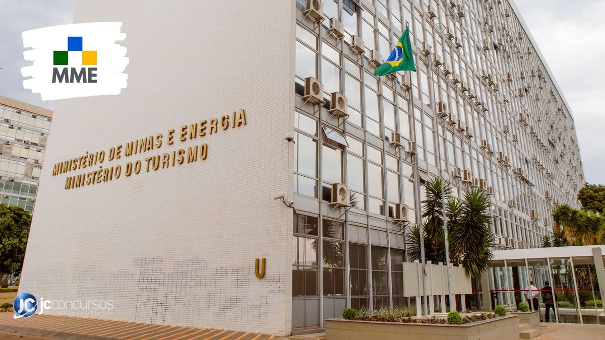 Concurso do MME: fachada do edifício-sede da pasta, na Esplanada dos Ministérios, em Brasília (DF)