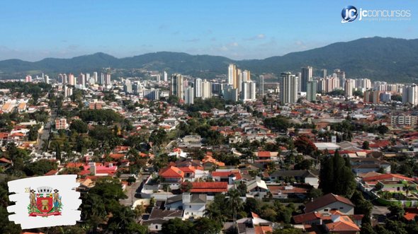 Concurso do IPREM de Mogi das Cruzes SP: vista aérea da cidade - Divulgação