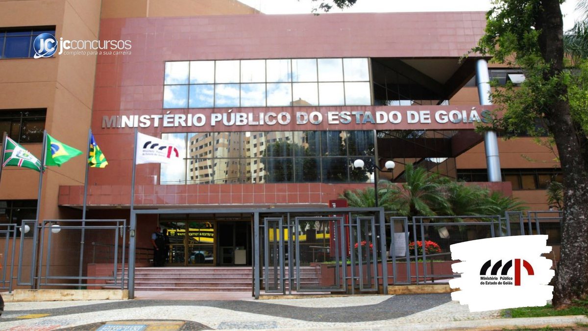 Concurso do MP GO: fachada da sede do Ministério Público do Estado de Goiás, na capital