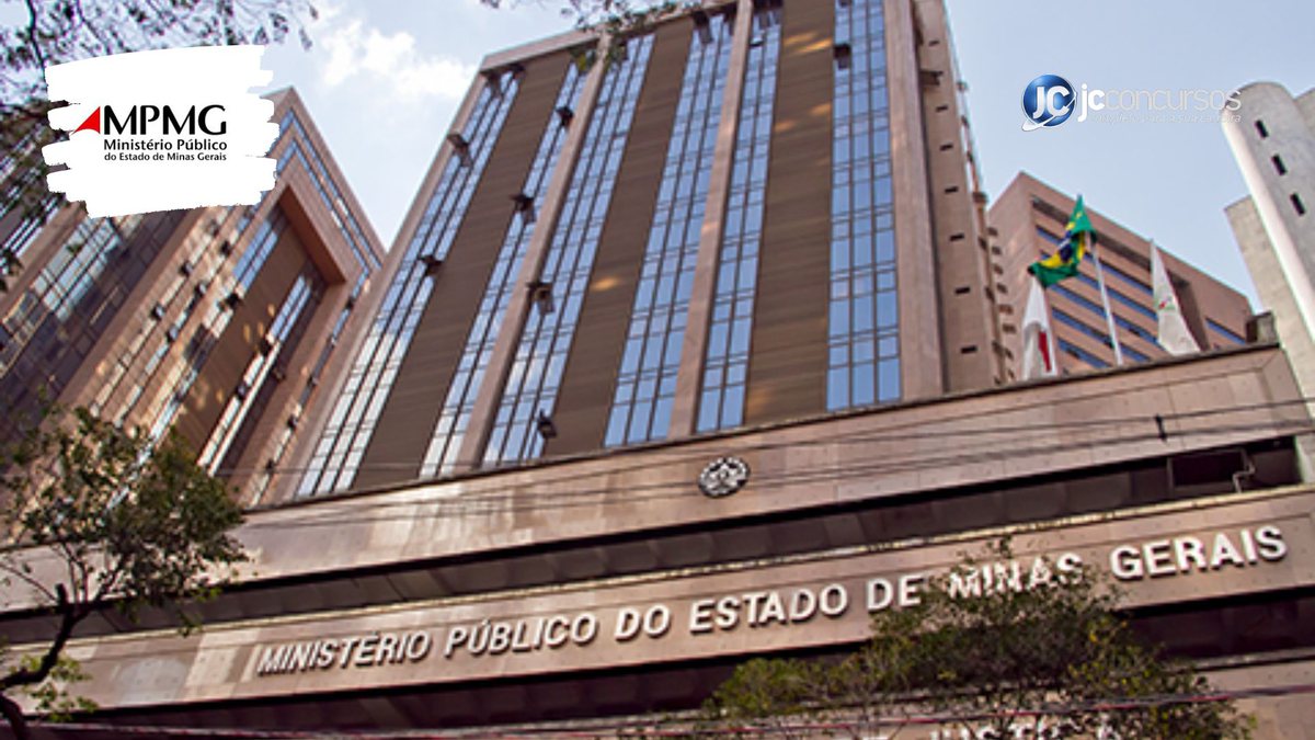 Concurso do MP MG: fachada do prédio do Ministério Público do Estado de Minas Gerais