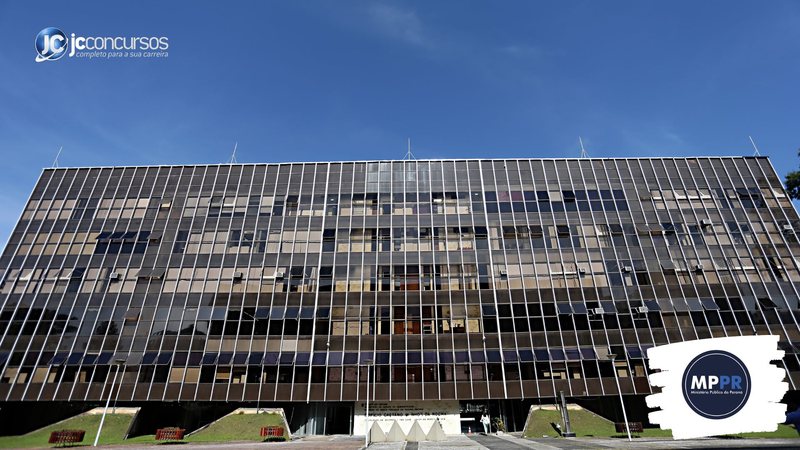 Concurso do MP PR: edifício-sede do órgão, em Curitiba