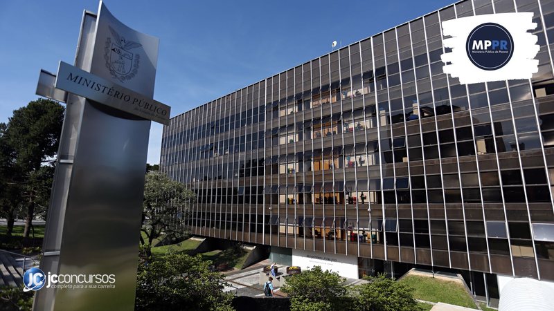 Concurso do MP PR: edifício-sede do órgão, em Curitiba - Foto: Divulgação