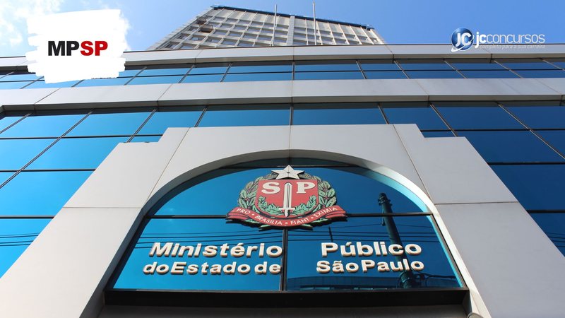 Concurso do MP SP: fachada do edifício-sede do órgão, na capital