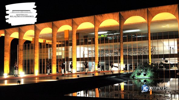 Concurso do MRE: fachada do Palácio Itamaraty, sede da pasta, em Brasília - Foto: Gustavo Ferreira/AIG-MRE
