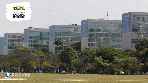 Concurso Nacional Unificado: vista panorâmica da Esplanada dos Ministérios, em Brasília (DF) - Foto: Fabio Rodrigues Pozzebom/Agência Brasil