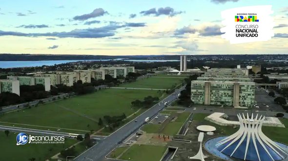Concurso Nacional Unificado: vista panorâmica da Esplanada dos Ministérios, em Brasília (DF) - Foto: Marcello Casal Jr/Agência Brasil