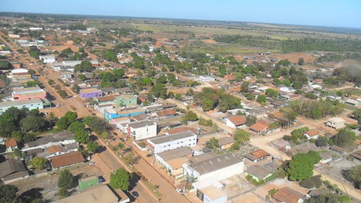 Concurso da Prefeitura de Nova Maringá MT: vista aérea da cidade