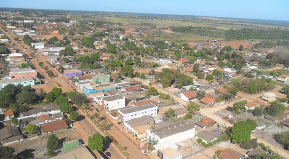 Concurso da Prefeitura de Nova Maringá MT: vista aérea da cidade - Divulgação