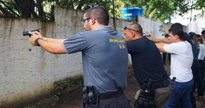 Concurso da PC AL: agentes realizam treinamento de tiro - Divulgação