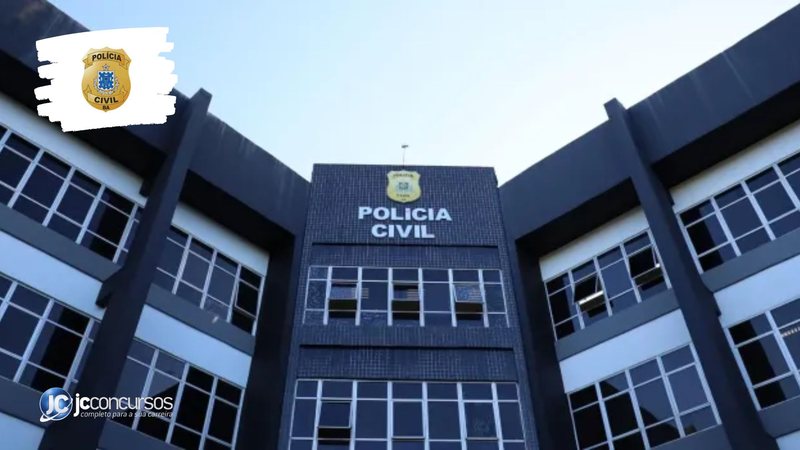 Processo seletivo da PC BA: fachada de uma das unidades da corporação, em Salvador