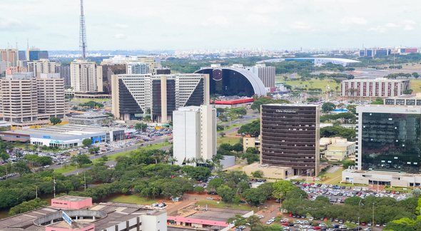 Concurso da PGDF: vista panorâmica da cidade de Brasília - Agência CLDF