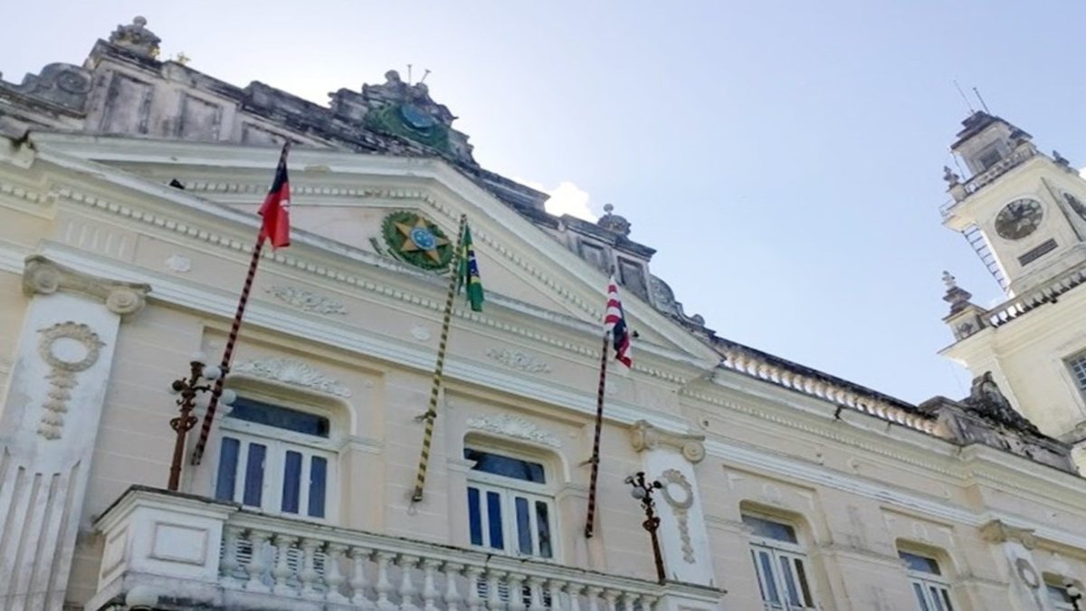 Concurso PGE PB: fachada do Palácio da Redenção, sede do Executivo