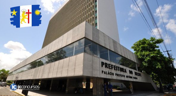 Concurso da PGM do Recife: fachada do edifício-sede do Executivo - Divulgação