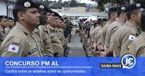 Concurso PM AL para soldados - Divulgação