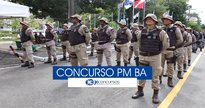 Concurso PM BA - soldados perfilados - Divulgação