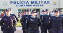 Concurso PM CE: soldados da Polícia Militar do Ceará perfilados - Divulgação