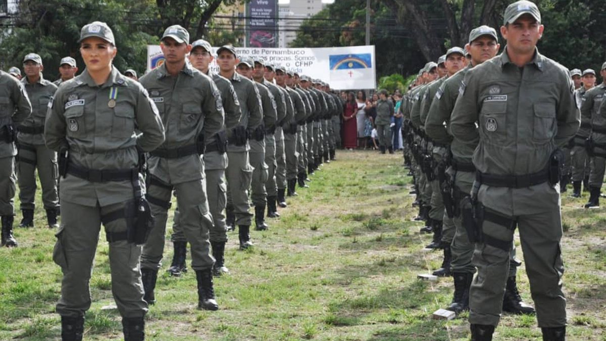 Concurso PM PE: soldados da Polícia Militar de Pernambuco