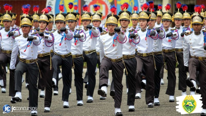 Concurso da PM PR: cadetes do Curso de Formação de Oficiais - Divulgação